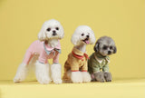 Duo Color Collar / Button- up Dog Onesie - Small Breed